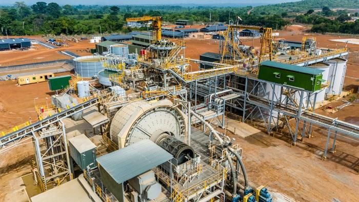 Usine de traitement de minerai